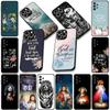 Чехол для Motorola Moto G86 G14 G35 G34 G45 G55 G64 G75 G85 G24 G15 G54 G57 Power Чехол для телефона Иисус Библейский стих Христианский Бог