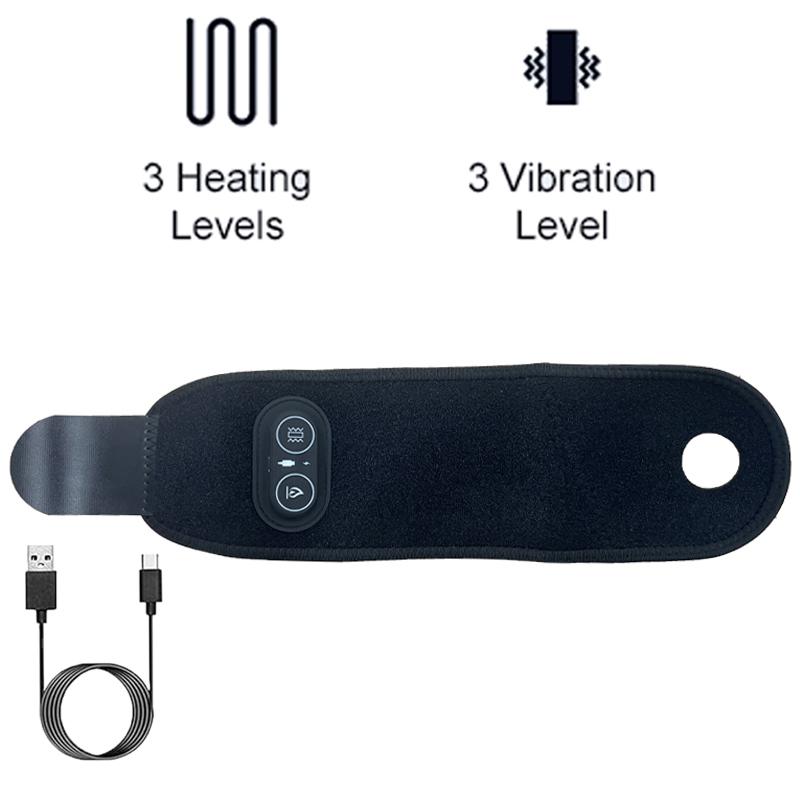 Подогреваемый пояс для голеностопа, массажер для голеностопа, поддержка, нагрев голеностопа, регулируемая температура, боль при артрите, спортивный голеностоп, грелка для стопы