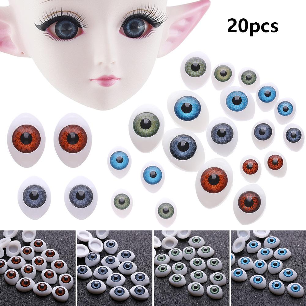 20pcs 4 Colors Puppet Making Funny DIY Craft Doll Safety Eyes Dinosaur Eye Accessories