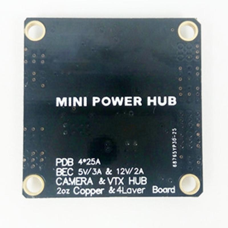 Matek Systems Мини PDB с BEC 5В и 12В, 2 унции меди, для RC вертолета, FPV квадрокоптера, мультикоптера, дрона, распределение питания