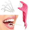 Disposable Bag Floss Polymer Fine Sliding Floss Stick Oral Care Plastic High Tension Interdental Brush Line Pick