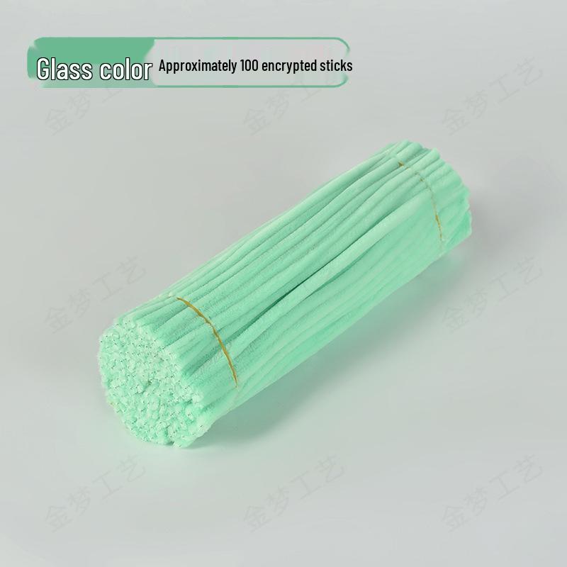 Букет из крутящихся синельных палочек DIY Набор - Густой Пух 100 Штук для Детей