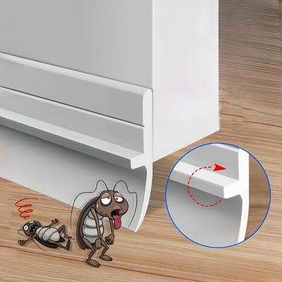 ПВХ Уплотнительная лента для низа двери Самоклеящаяся Звукоизоляционная Защита от сквозняка под дверь Заполнитель щелей для стекла/окна Сильная адгезия Дверной стопор