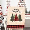 Stretch Xmas Dinner Chair Seat Cover Cartoon Christmas Table Decor  New Year Supplies