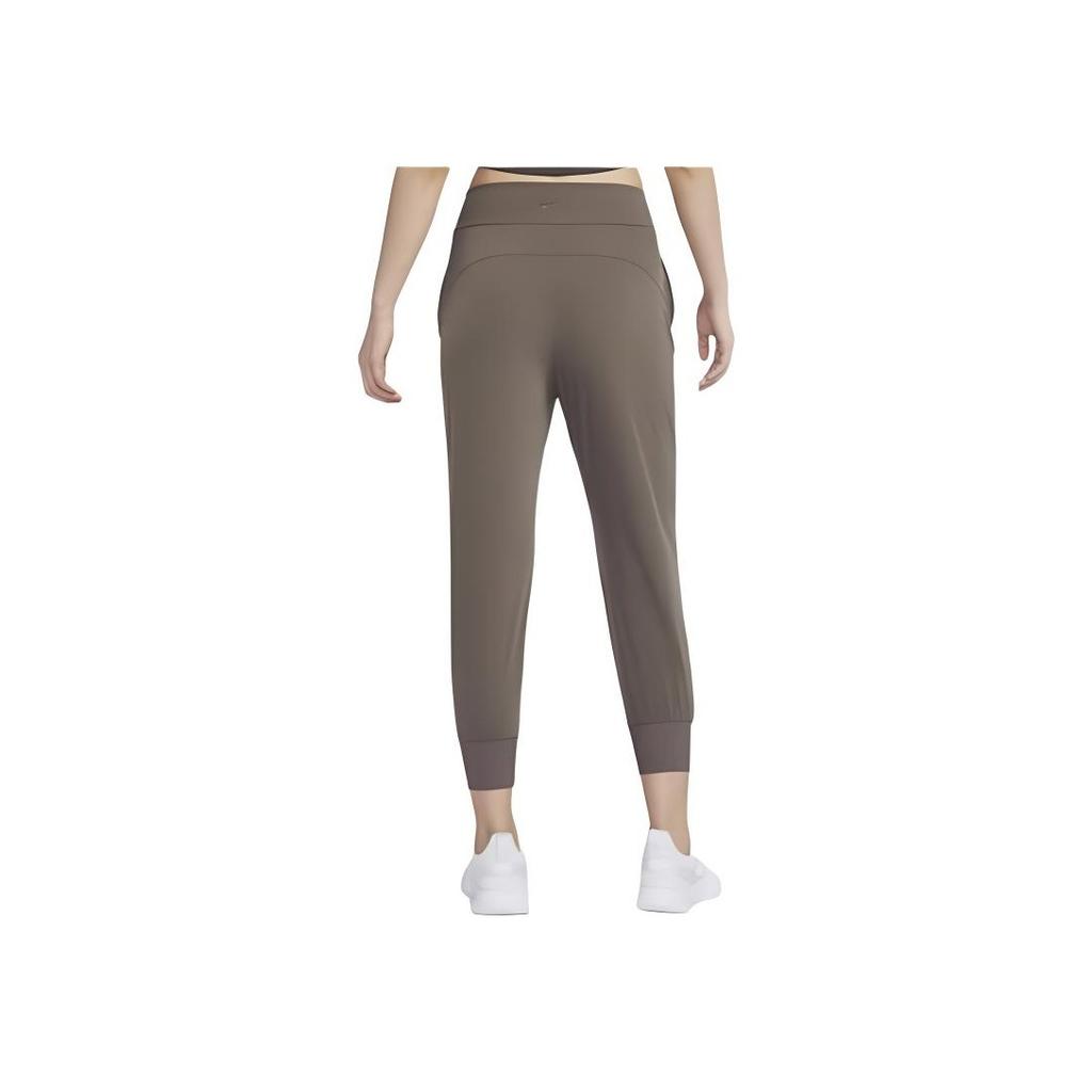 Nike Dri-Fit Мягкие дышащие быстросохнущие повседневные брюки женские коричневые DV9454-004