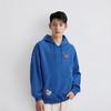 Li Ning X Icecream Коллаборация С принтом букв Худи Удобный Дышащий Свободный Свитшот Унисекс свитшот Светло-голубой AWDU843-4