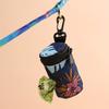Hangable Dog Poop Bag Dispenser Zipper Dogs Walking Accessory Waste Bag Holder Portable Garbage Bags Organizer Pet Supplies