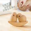 Creative Couple Decoration Office Desktop Wooden Style Wooden Duck Friendship Birthday Valentine's Day Gift