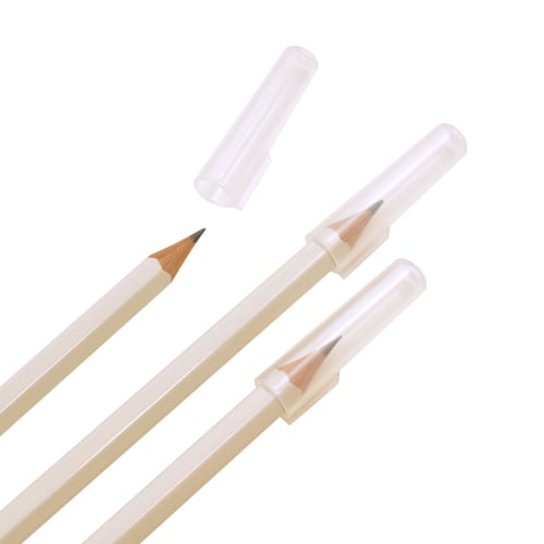Uni Mark Sheet Pencil for Examinations and Tests Plain Pattern Pencil HB 3 Pieces [White] 3P HB White/W