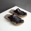 Мужские пляжные тапочки из натуральной кожи, домашние сандалии больших размеров, летние пляжные сандалии, уличные повседневные прогулочные пляжные шлепанцы, мужская обувь