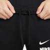 Nike Свитшот с круглым вырезом, принтом и длинными рукавами, удобные эластичные брюки, повседневный спортивный костюм унисекс, свитшот, брюки DX0796-010+-FJ9558-110