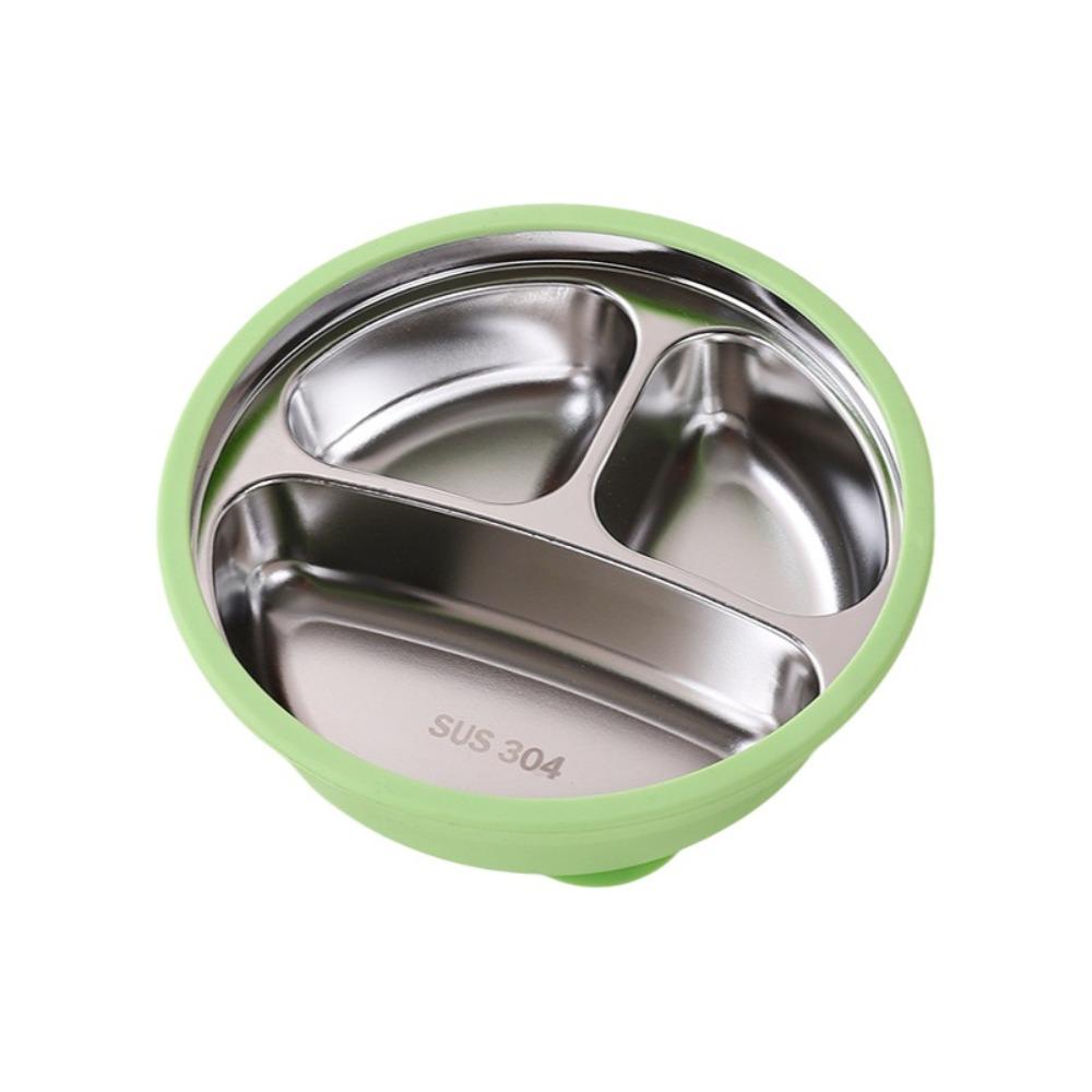 Divided Design 3 Grids Children Dishes Kids Feeding Bowls Toddle Training Tableware