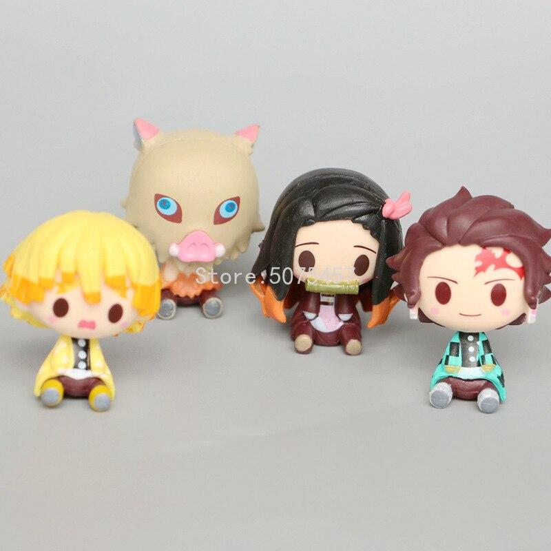 T Аниме Фигурка Убийца Демонов Kimetsu No Yaiba Хашибира Иноске Камадо Незуко Фигурка Действия Камадо Танджиро Фигурка Игрушки