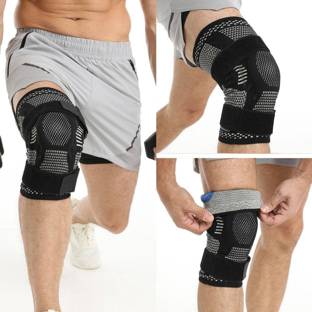 Non-slip Knee Brace Support Breathable Compression Sleeve Knee Support Exercise