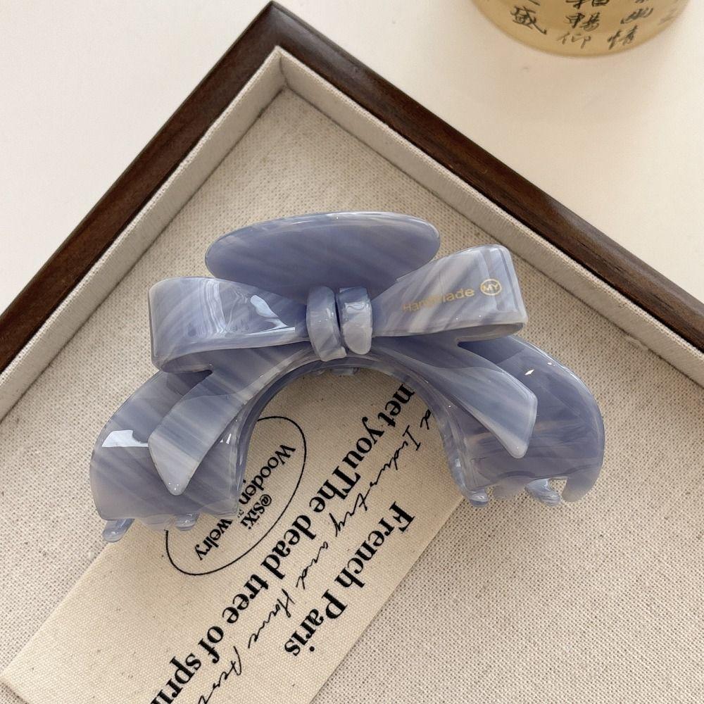 Корейский стиль Уксусная кислота бант для волос коготь маленькая геометрия волос краб заколка Французская акула заколка головной убор