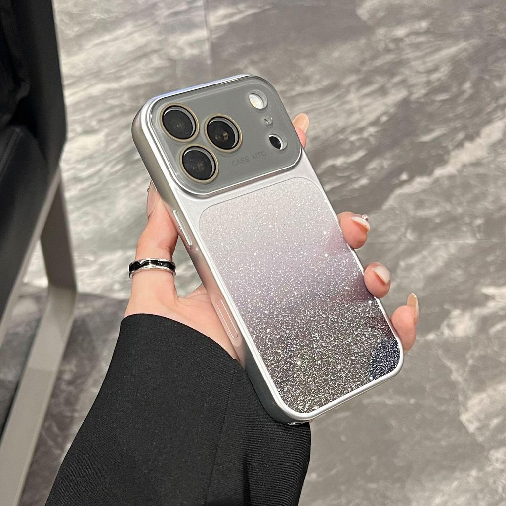 Защитный чехол с блестками и градиентом для iPhone 17 Pro Max