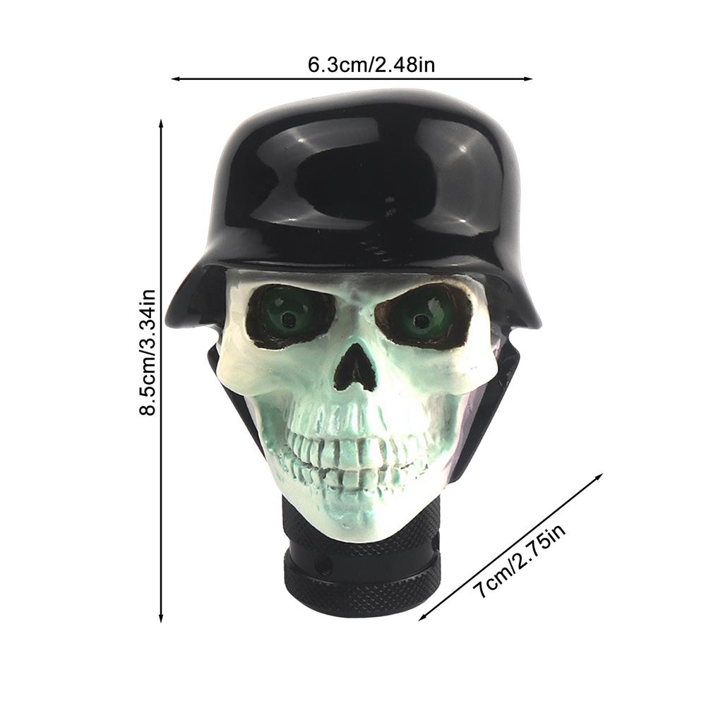 Ручка переключения передач автомобиля, декоративная, уникальная, череп, смоляная, ручка переключения передач автомобиля, чехол для рычага переключения передач автомобиля, аксессуары для украшения интерьера автомобиля