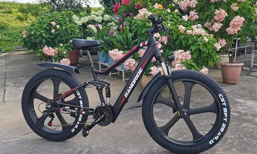 New YX90M Electric Bicycle 1000W Motor 48V 13.6AH Battery 26 inch Fat Tire Adult Electric Bicycle