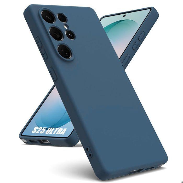 Coque Silicone - BOOLING - pour Samsung Galaxy S26 Ultra - Protection Fine Antichoc - Bleu Marine