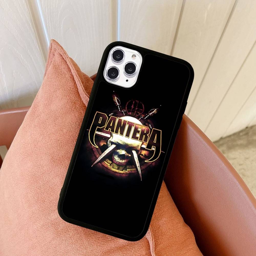 Dark Heavy Metal Rock P-PanteraS Band For IPhone 11 12 13 14 15 16 17 Pro Max Plus TPU+PC Shockproof Back Phone Cases