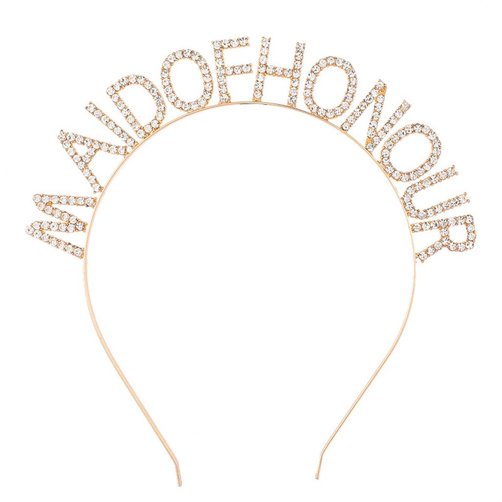 2025 С Новым годом С Рождеством Повязка на голову с бриллиантовой надписью С днем рождения Вечеринка Нарядные повязки для волос для женщин девушек