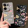 Мультяшный цветочный принт кожа текстура ТПУ мягкий чехол для Xiaomi 13T Pro Poco X7 X6 M6 Redmi 13C Note 14 13 Pro 12 11 тонкий противоударный матовый чехол для телефона