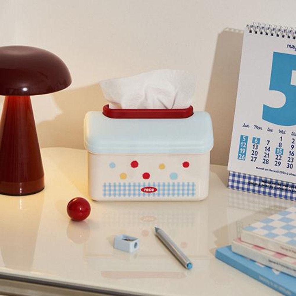 Большая вместимость мультяшная коробка для бумажных полотенец пластиковая коробка для хранения бумаги коробка для салфеток гостиная