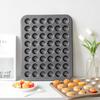 48 Holes Mini Round Muffin Cake Pan Cupcake Mold Non Stick Baking Dishes Carbon Steel Oven Trays Pastry Tool Kitchen Bakeware