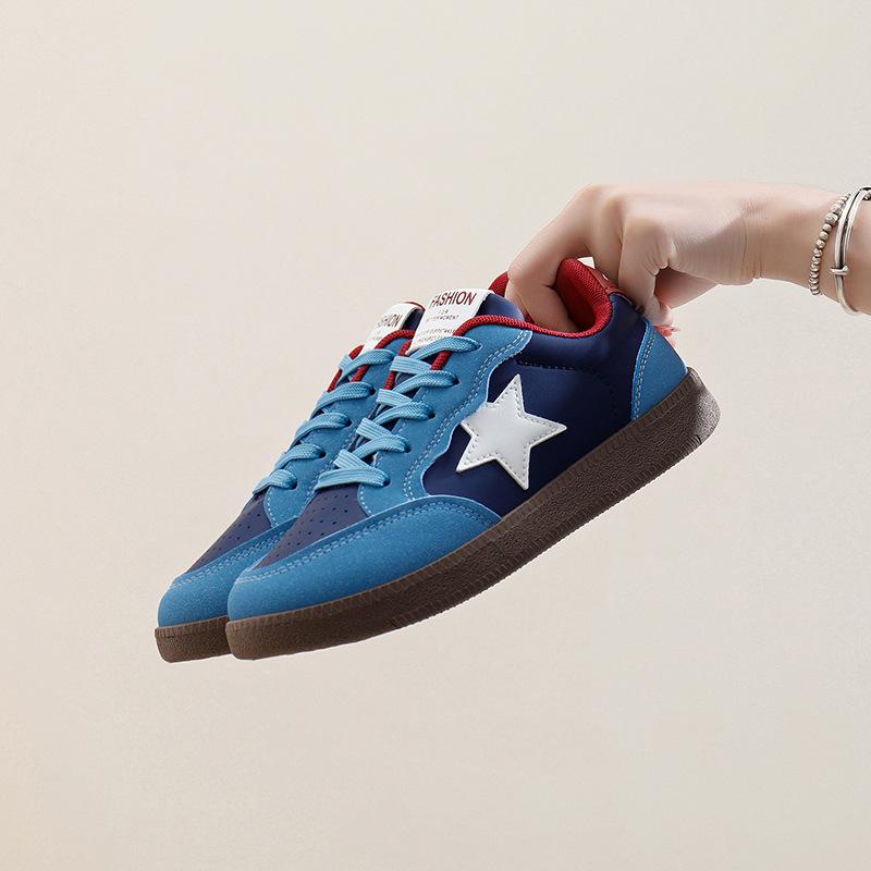 Forrest Gump Shoes 2025 Spring New Korean Version Ins Breathable Little White Shoes Women's Low-top Casual Board Shoes Muffin Shoes HB09