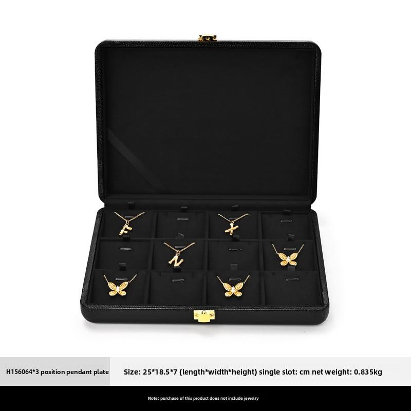 Light Luxury Jewelry Box Premium Leather Organizer for Rings, Necklaces & Earrings Display & Storage