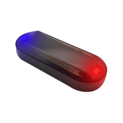 Автомобильная солнечная муляж-сигнализация - Поддельная светодиодная мигающая автомобильная сигнализация на солнечной энергии -