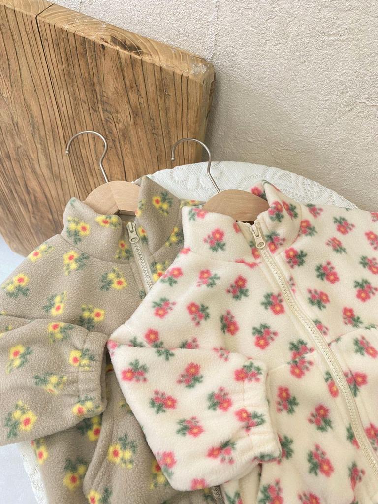 Children's Spring/Autumn Double-Sided Fleece Jacket with Zipper