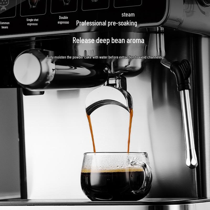 Американская полностью автоматическая сенсорная кофемашина со встроенной кофемолкой и капучинатором для дома и офиса