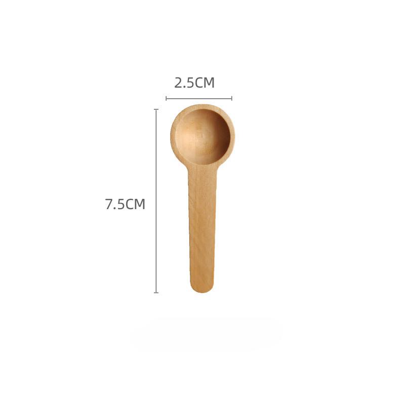 Mini Small Wooden Spoon Children's Milk Powder Measuring Spoon Honey Wooden Spoon Wooden Scoop Kitchen Accessories