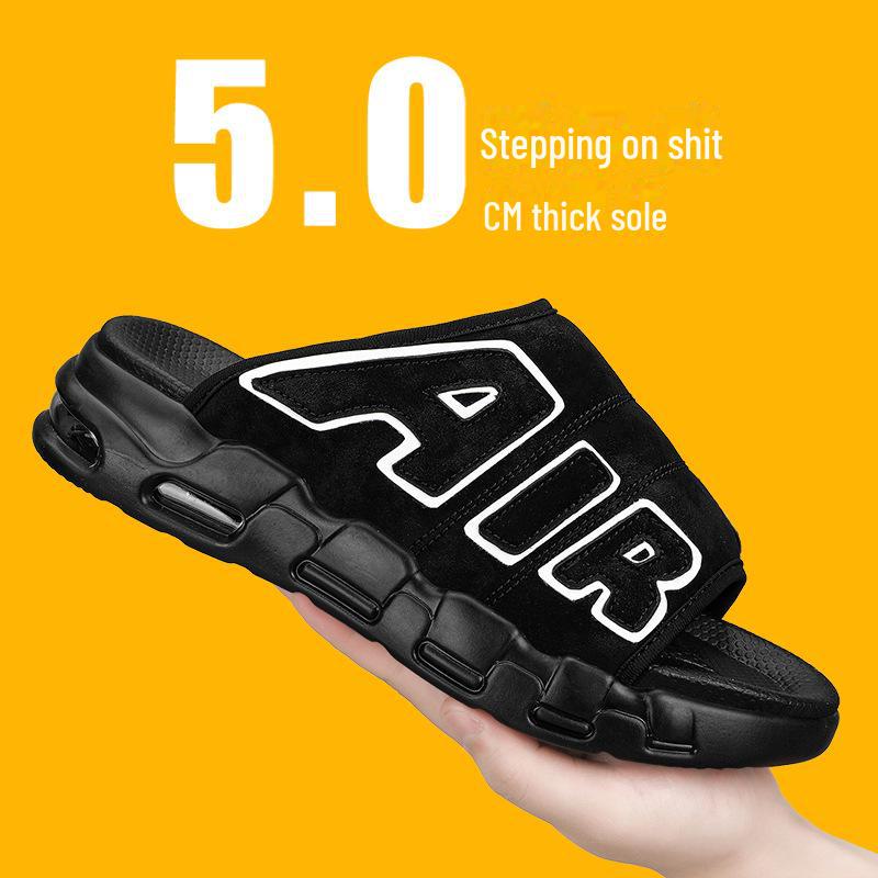 Мужские модные уличные спортивные тапочки большого размера в корейском стиле