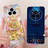 Clear Cover For Realme 14 Pro Case RMX5056 Cute Cat Fashion Butterfly Funny Painted Bumper For Real me 14 Pro Casing