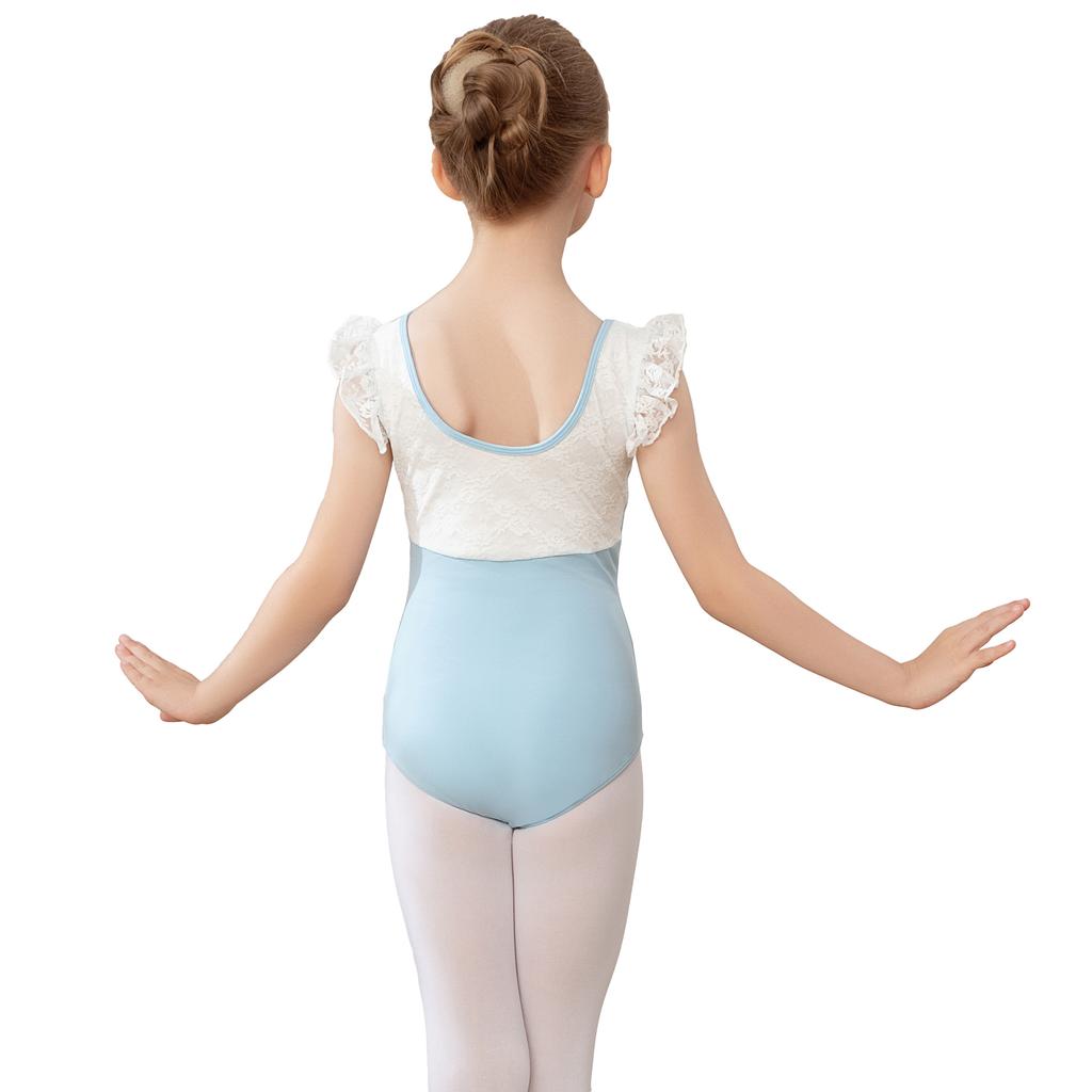 Балетный купальник для девочек базовый с коротким рукавом, танцевальный костюм для малышей, хлопковый гимнастический купальник, школьный танцевальный, возраст 2-11 лет