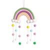 Macrame Rainbow Clouds Tapestry Handmade Room Decoration Delicate Photo Prop  Home