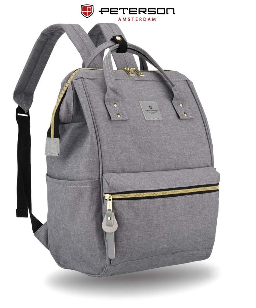 Plecak materiałowy PTN ALFA-5288 Gray