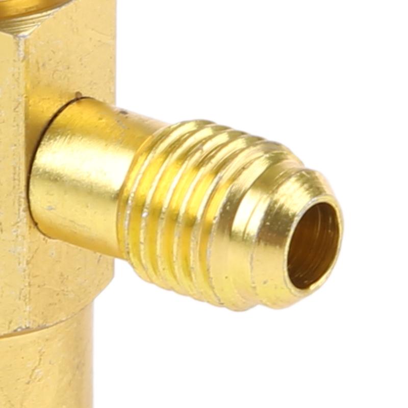 1/2" SAE AC Кран-открывашка для баллонов с хладагентом R22 R134a R410A