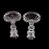 Vintage Glass Clear Candlestick Dinner Candle Holder Home Wedding Decorations