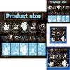 Набор рождественских наклеек на окна со снежинками и оленями, ПВХ декор для праздничного домашнего дисплея