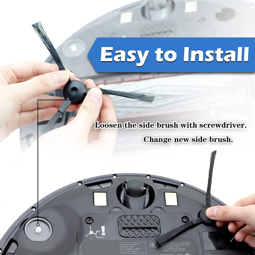 Side Brush HEPA Filter Kit for  ilife v5s v5 x5 ilife V3s v3s pro v3l v5s pro v50 Robot Vacuum Cleaner Panda x500