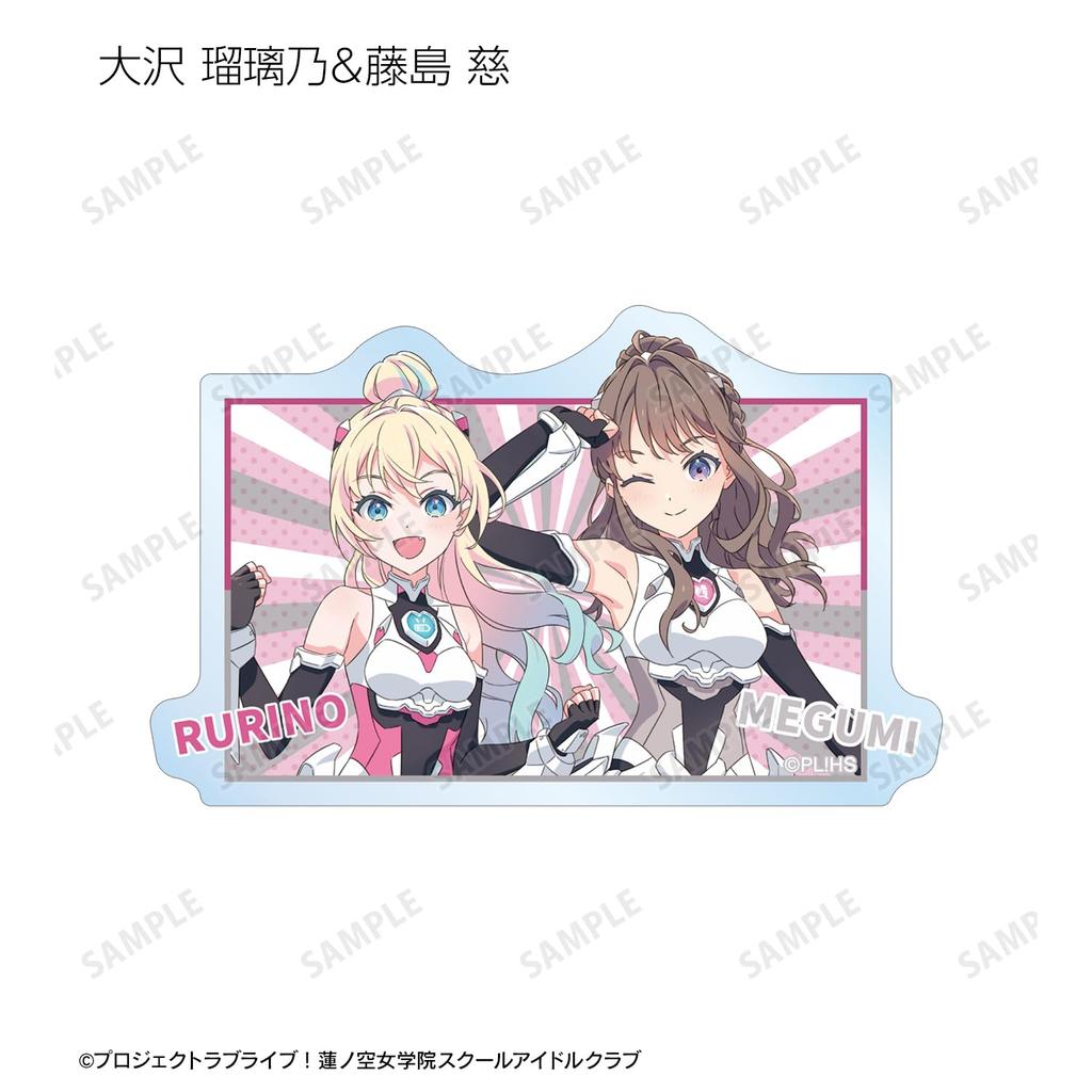 Любовь Хасунозоры Академия Школьный Идол Клуб Оригинальный Рисунок Торговые Наклейки КОРОБКА из 10 Live! Девичья Фанфара!!! Высечка