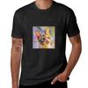 An Oil Painting Of A Cat TShirt boys whites sweat customs design your own mens big and tall t shirts