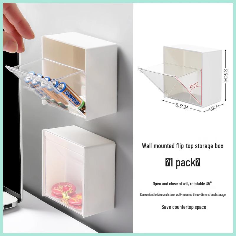 Wall-Mounted Tea and Coffee Organizer for Office or Pantry