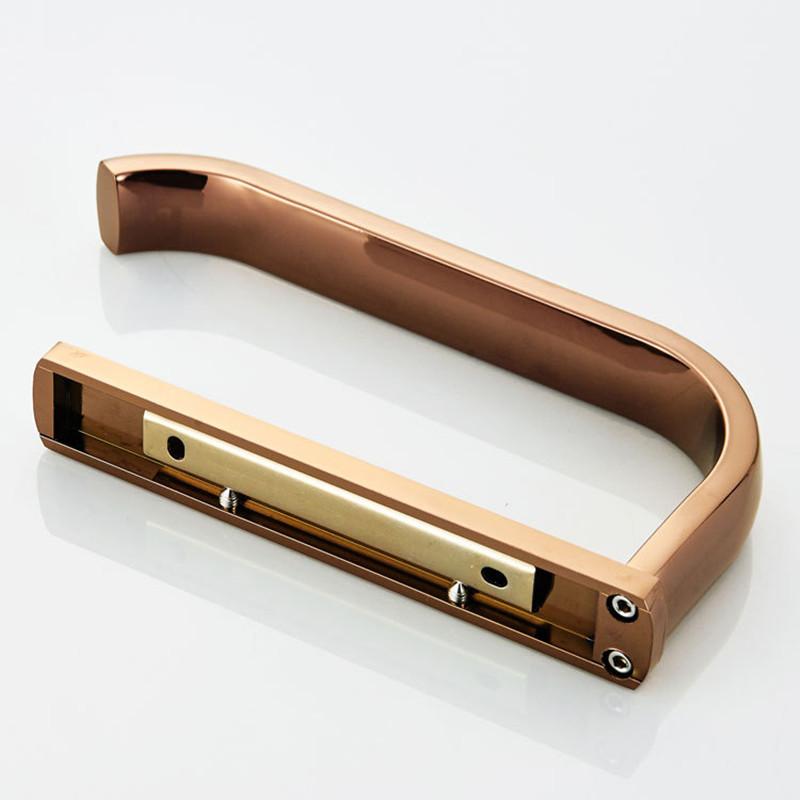 Держатель для бумажных полотенец из розового золота, аксессуары для ванной комнаты, настенный держатель для туалетной бумаги