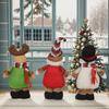 Рождественские украшения в виде Санта-Клауса, снеговика и лося, стоящих кукол — идеально подходят для праздничного оформления отелей и торговых центров