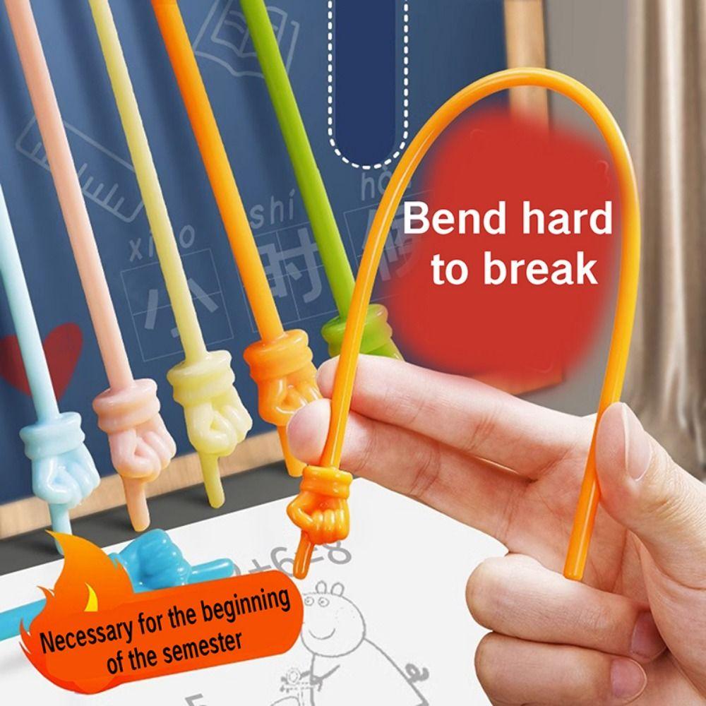 10 шт./компл. гладкие палочки для чтения с помощью пальцев, гибкие указатели для рук, обучающие палочки, помощники в классе