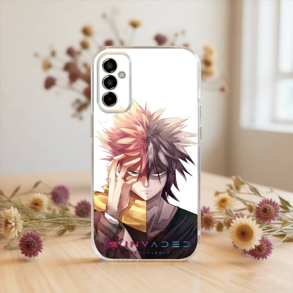 ID Invaded Akihito Narihisago Phone Case Transparent Silicone Soft For SamsungA10,12,20,21S,30,31,40,50,51,52,70,71